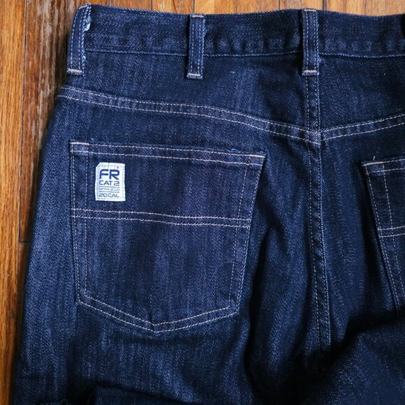 Men - Tyndale Versa Regular Fit Flex FR Jeans 33/34 - Picture 4 of 10
